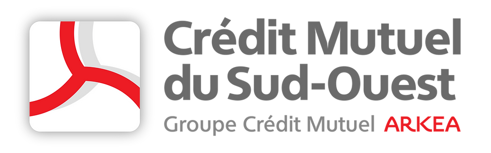 Logo Crédit Mutuel du Sud-Ouest partenaire bancaire